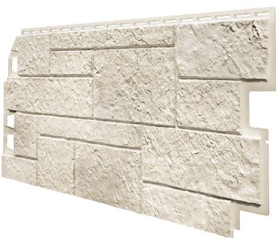 Фасадные панели (Цокольный Сайдинг) VOX Vilo SANDSTONE Слоновая-кость от производителя  Vox по цене 720 р