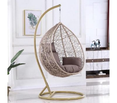 Подвесное кресло из искусственного ротанга AFM-169A-LB Beige от производителя  Afina по цене 15 500 р